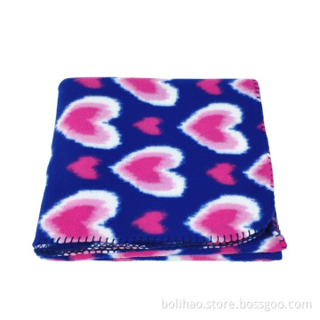 Factory Price Superfine Fiber Blanket Fleece Stock 2ply Fleece Blanket